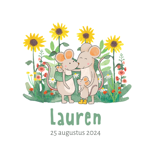 Raamsticker Lauren