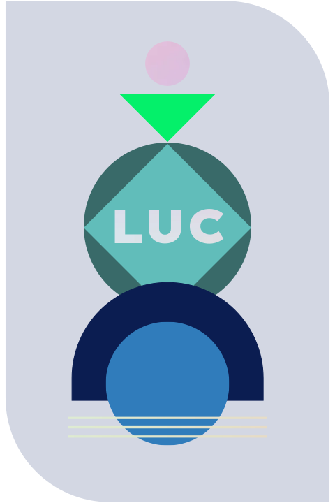 Geboortekaartje Luc | Abstracte vormen