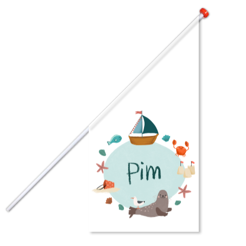 Geboortevlag Pim  |  Zee