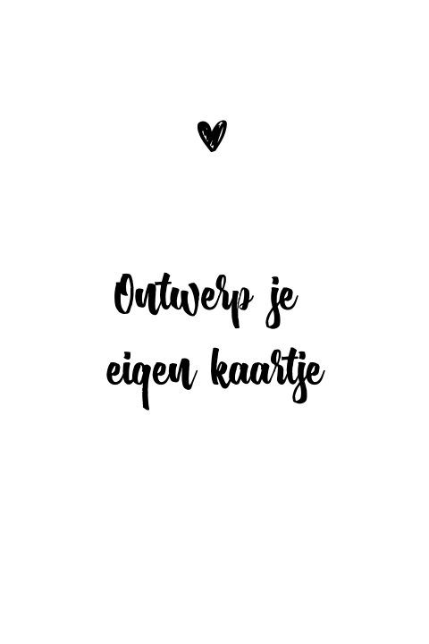 Blanco kaart staand dubbel
