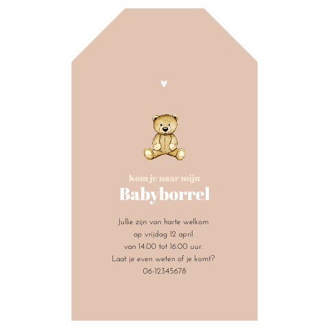 Stanskaart Babyborrel