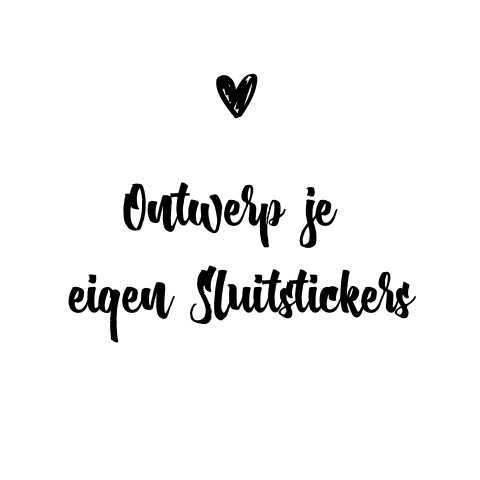 Blanco Sluitsticker