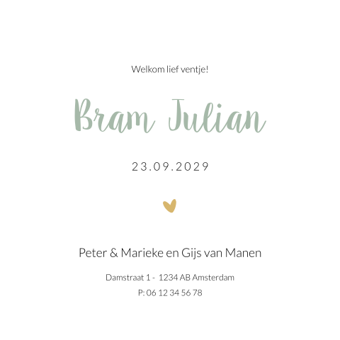 Kaart binnenkant