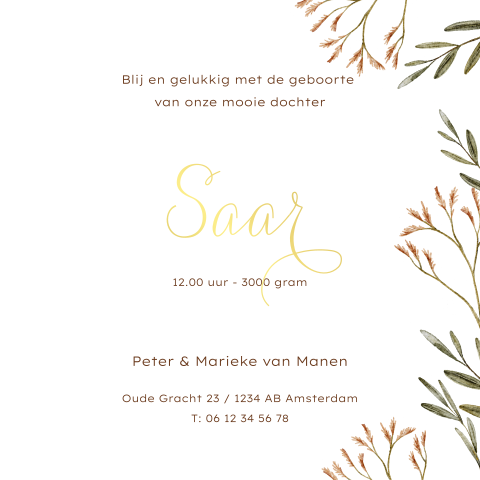 Kaart binnenkant