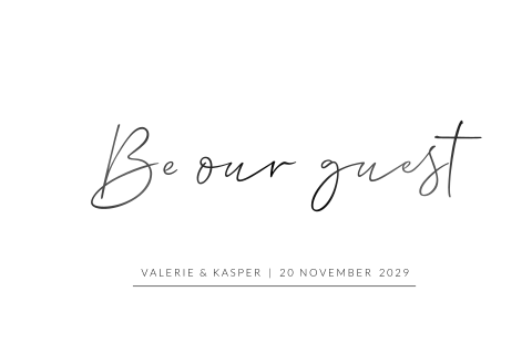 Daggasten kaartje met luxe letters in zwarte folie