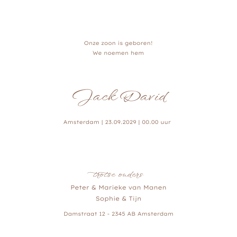 Kaart binnenkant