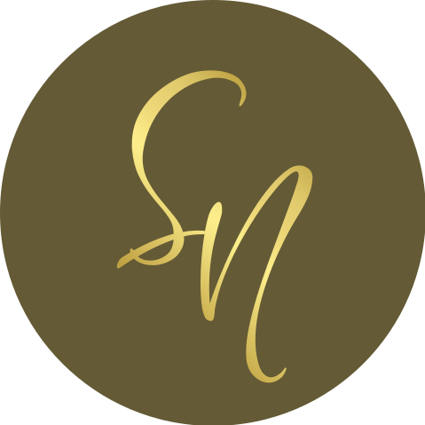 Sluitsticker donkergroen initialen goudfolie