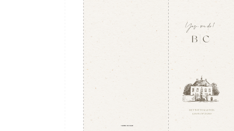 drieluik-trouwkaart-pentekening-witte-kasteel