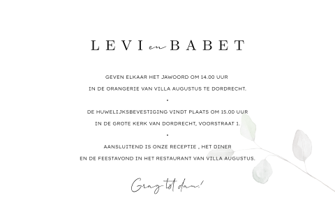 Kaart binnenkant