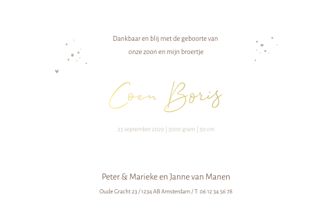 Kaart binnenkant