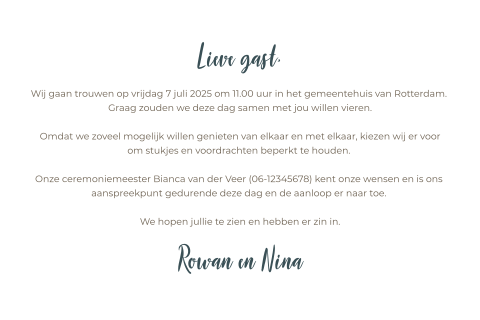 Kaart binnenkant