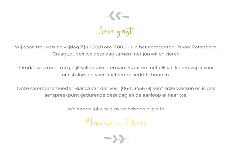 Kaart binnenkant