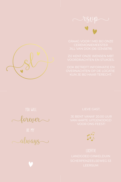 DIY trouwlabels met foliedruk