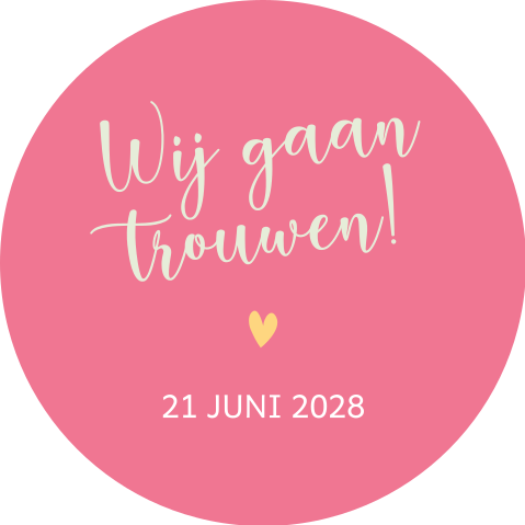 Zomerse sluitzegel bijpassend