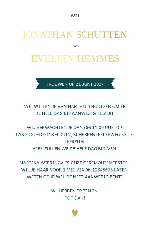 Kaart binnenkant
