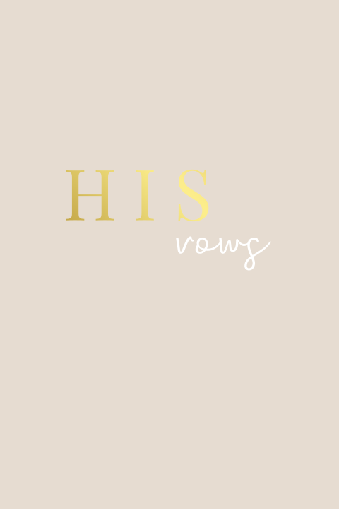 Gekleurd gelofteboekje met naam - voor hem