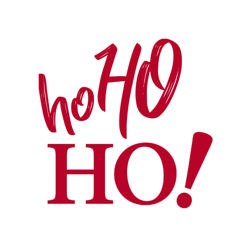 Sluitzegel kerst hohoho in rood