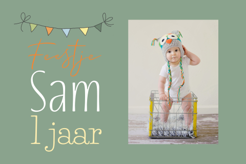 Verjaardagsuitnodiging jongen kinderfeestje
