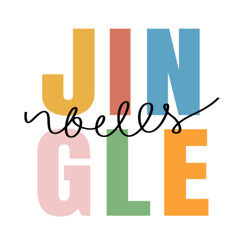 Vrolijk tegeltje Jingle bells