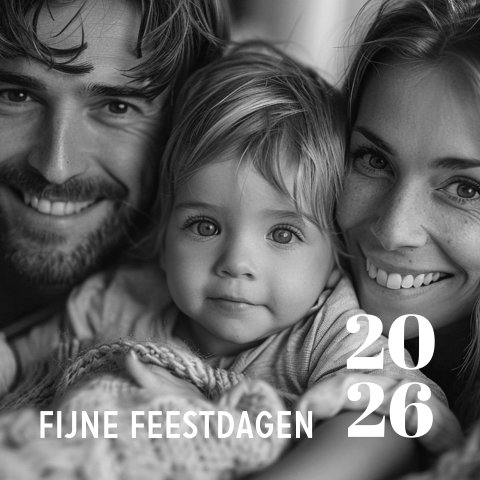 Tegel eigen foto zwart wit