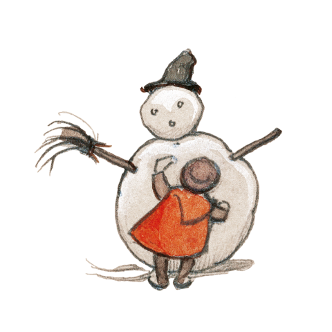 Sluitzegel kerst sneeuwpop Anton Pieck