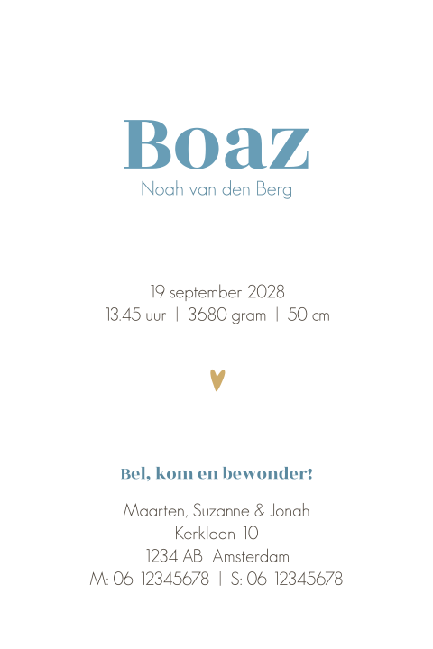 Kaart binnenkant
