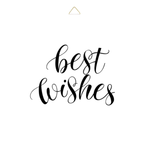 Tegeltje Best wishes