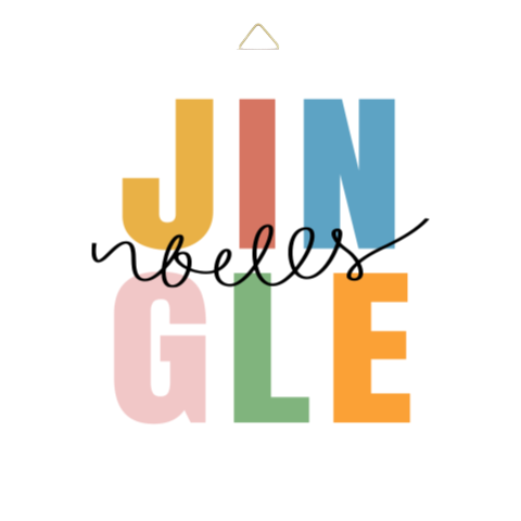 Vrolijk tegeltje Jingle bells