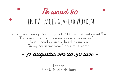 Kaart binnenkant