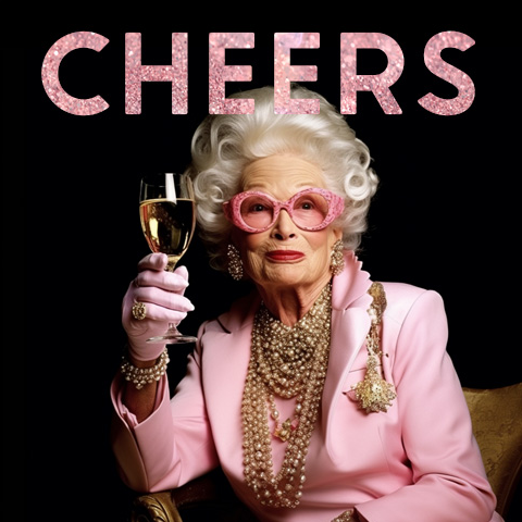 decadente uitnodiging Cheers!