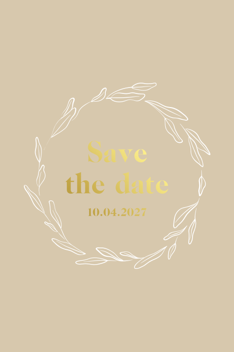 Save the date takjes