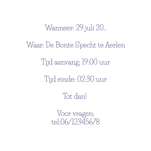 Kaart binnenkant