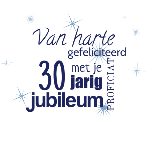 Een spetterende felicitatiekaart voor een jubilaris