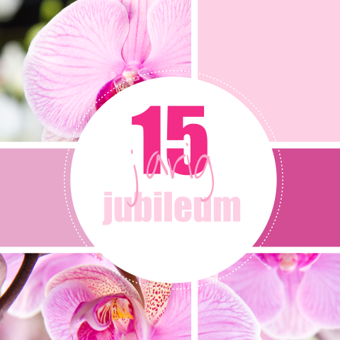 Stuur een wenskaart met bloemen aan een jubilaris!