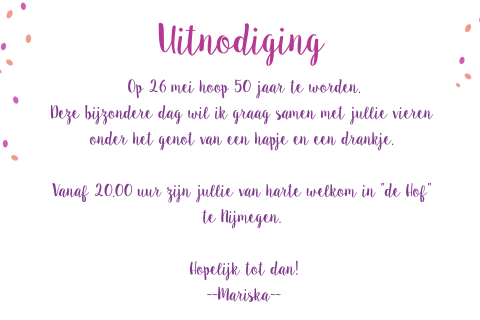Kaart binnenkant