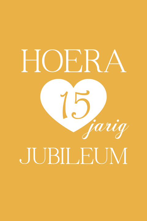 Stuur deze vrolijke felicitatiekaart aan een jubilaris