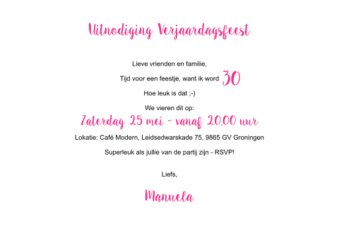 Kaart binnenkant