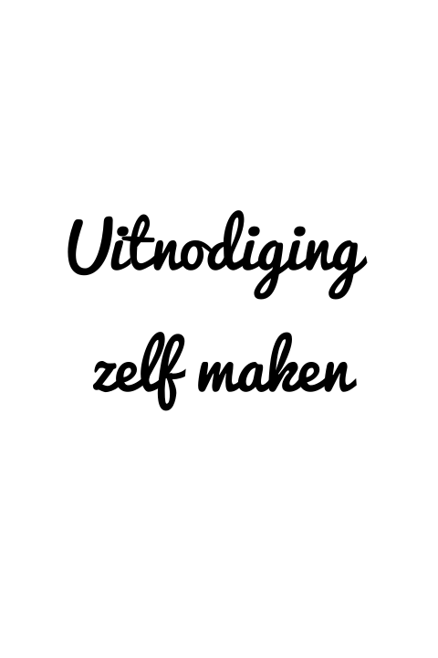 Zelf te ontwerpen enkele blanco staande kaart