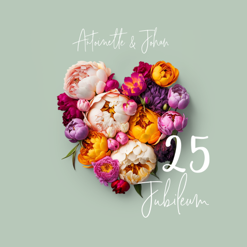 Uitnodiging HART Bloemen jubileum 25 jaar