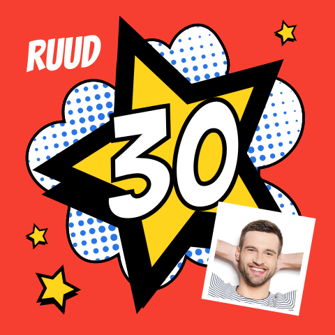 Fout feest thema uitnodiging voor je 30e verjaardag