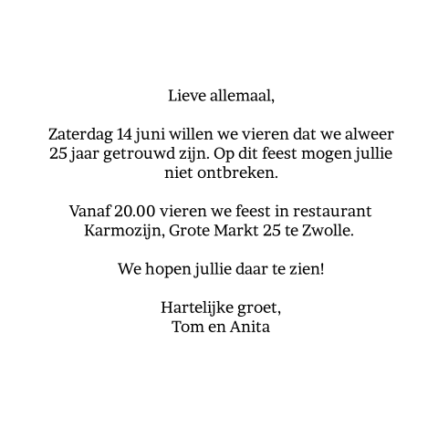 Kaart binnenkant