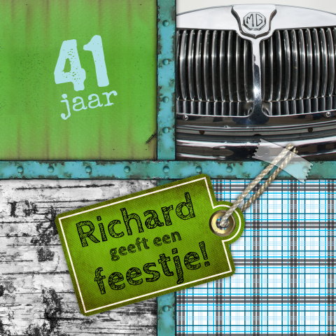 Uitnodiging verjaardagsfeest