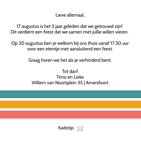 Kaart binnenkant