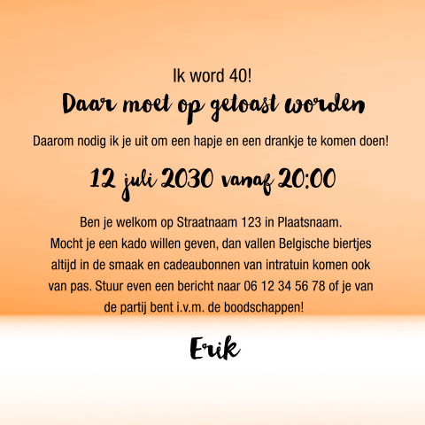 Kaart binnenkant