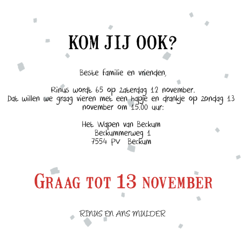 Kaart binnenkant