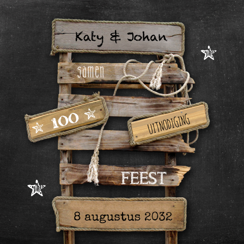 Hippe-uitnodiging-drijfhout-krijtbord-foto