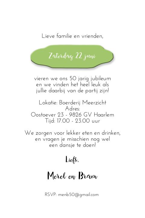 Kaart binnenkant