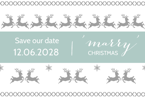 Gave save the date met Scandinavisch design