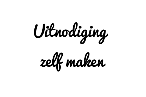 Zelf te ontwerpen enkele blanco kaart liggend