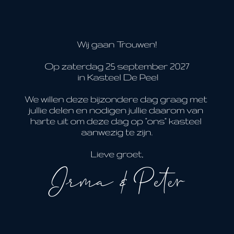 Kaart binnenkant